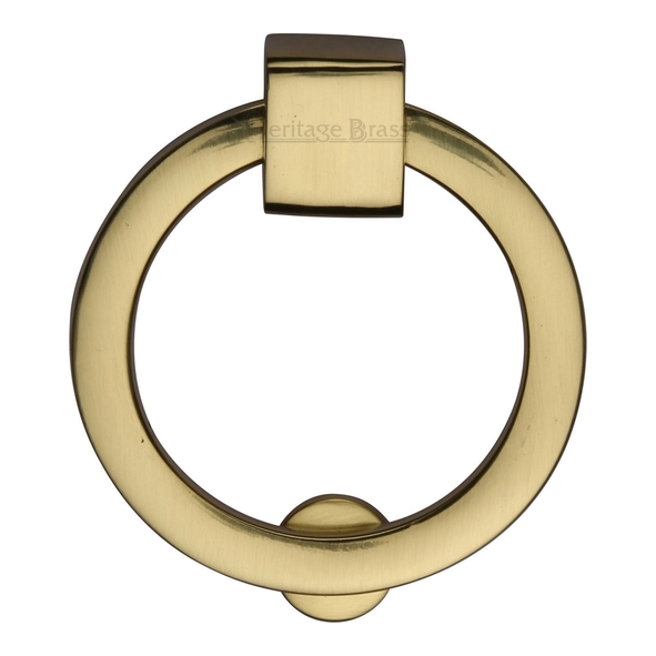 C6321 63-PB • 63mm Ø • Polished Brass • Heritage Brass Modern Round Cabinet Drop Handle